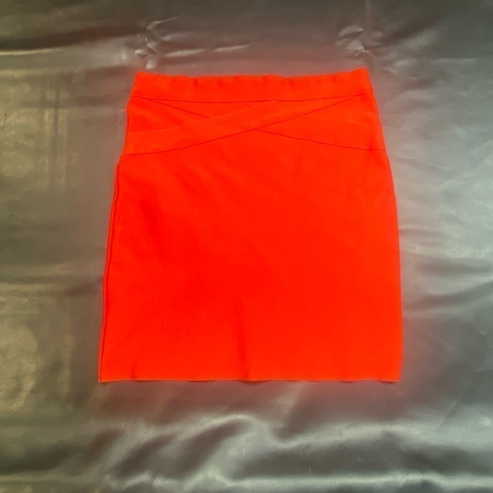 Forever 21 red mini skirt stretch large